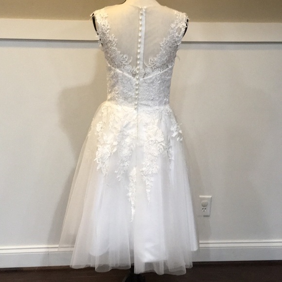 🤑BEST OFFER🤑 Short length wedding dress - Picture 5 of 8